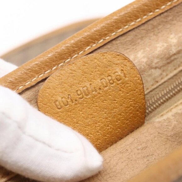 GUCCI Micro GG Supreme Shoulder Bag PVC Beige Gold - Picture 15 of 15